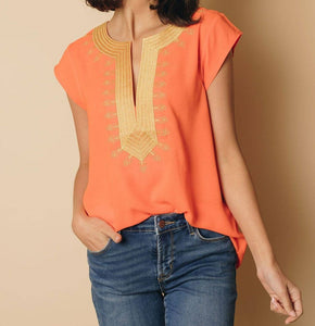 Gorgeous Women's Embroidery Blouse Top