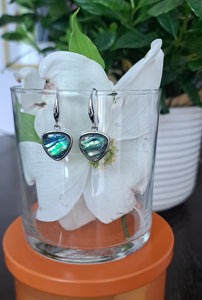 Sterling Silver with Abalone Shell Earrings