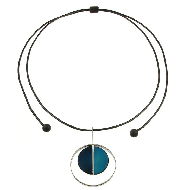 Two Tone Adjustable Necklace, Reversible.