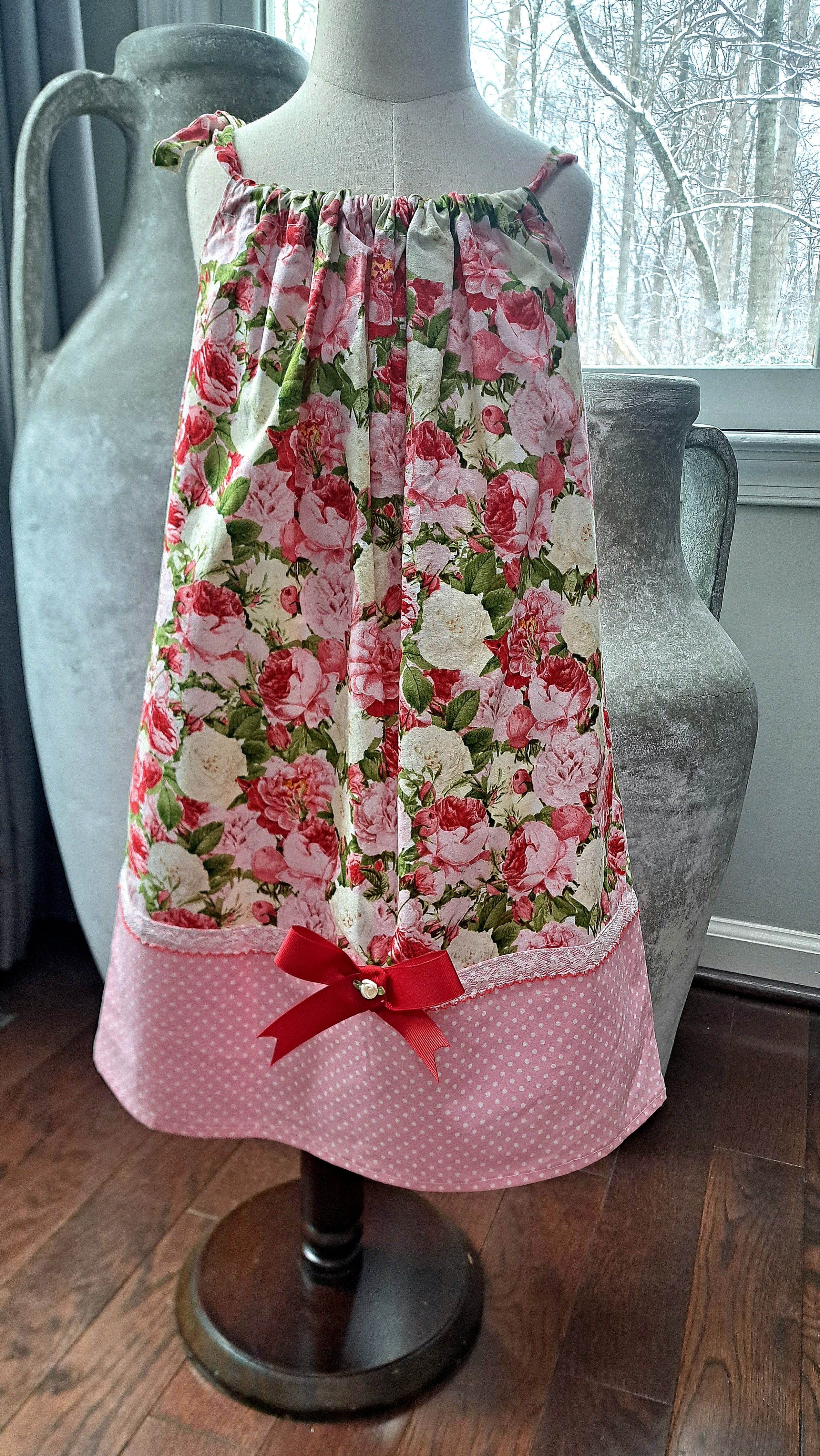 Pillowcase Style Toddler Girls Dress