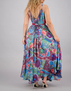 Women's Stylish African Print Maxi Dress