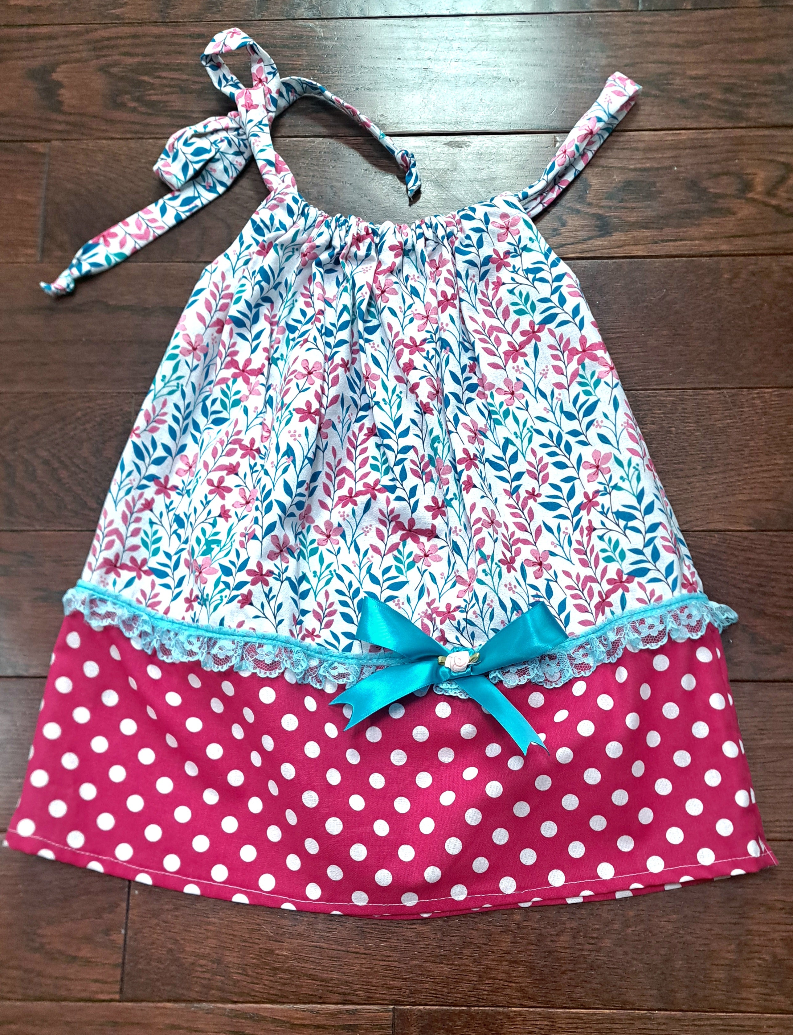 Pillowcase Style Toddler Girls Dress