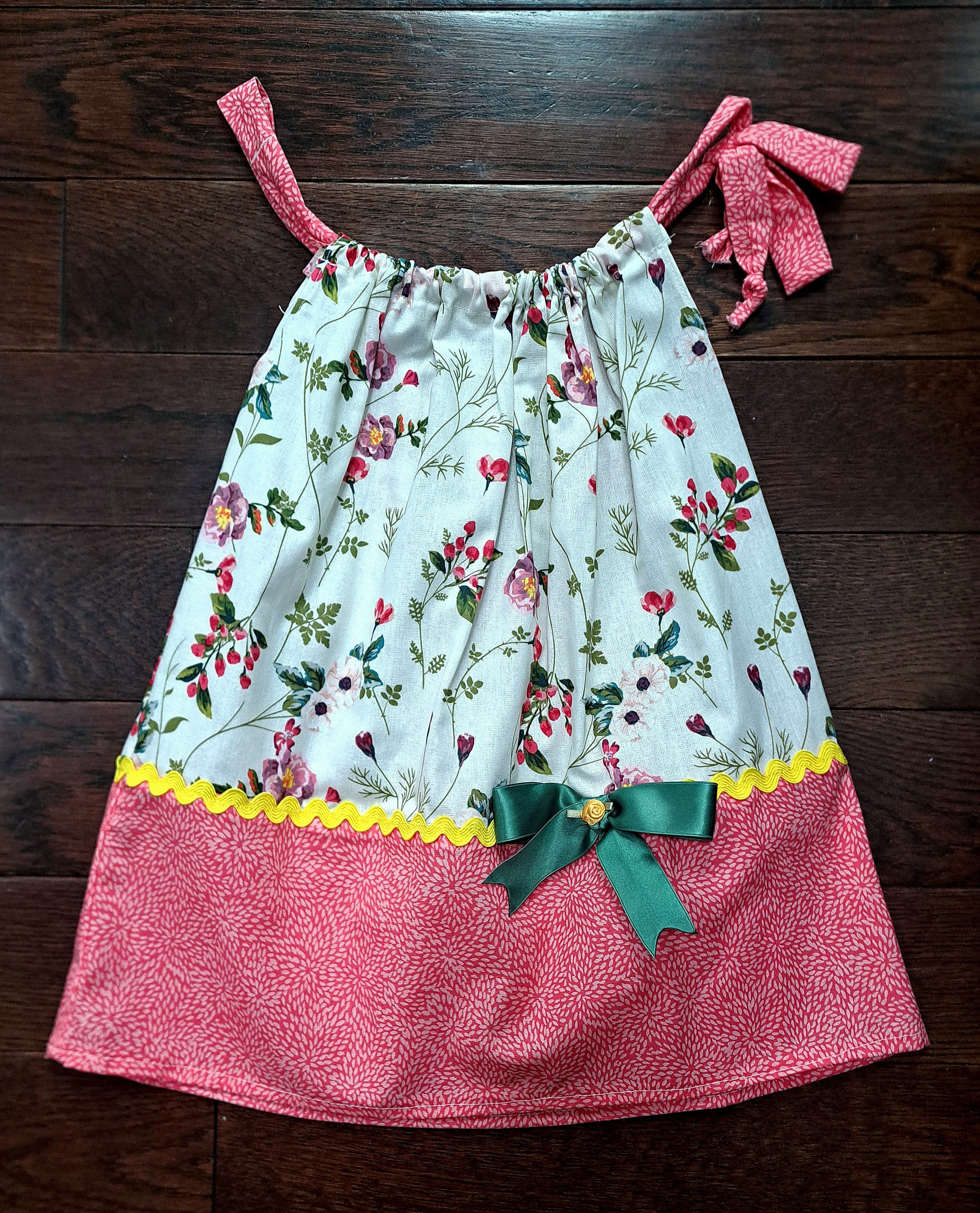 Handmade Pillowcase Style Girls Dress