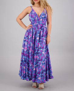 Women's Stylish African Print Maxi Dress