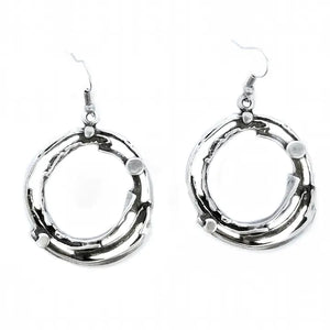 Pewter Earrings with 925 Silver Plating