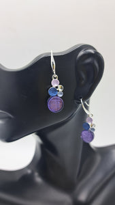 Sterling Silver with Resin Earrings