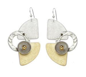 Drift Avant Gard Mixed Metal Statement Earrings