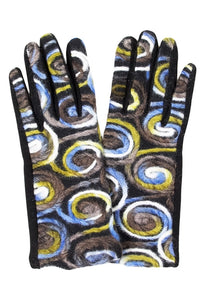 Women's Gloves, Yarn Embroidery Smart Gloves