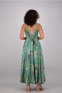 Women's Stylish African Print Maxi Dress