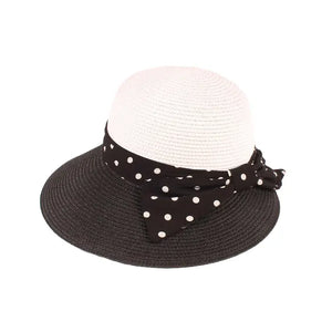 Women's Black/White Hat