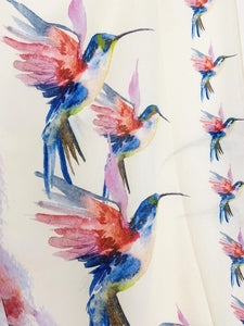 Women's Kimono, Unisex, Hummingbird Print Design