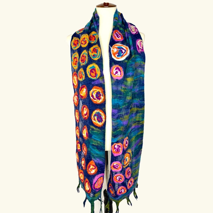 Monet Inspired Women's Shawl Wrap Scarf