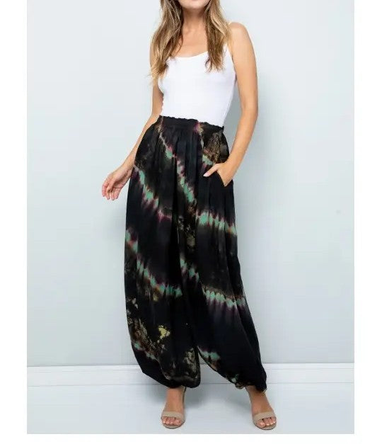 Women's Tie Dye Harem Pants