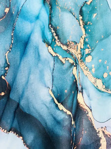 Stunning 100% cotton Kimono With a vibrant Watercolor Print
