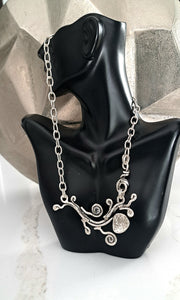 Stunning Handmade Pewter Necklace