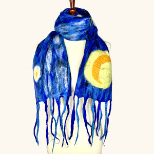 Van Gogh Inspired Women's Shawl Wrap Scarf