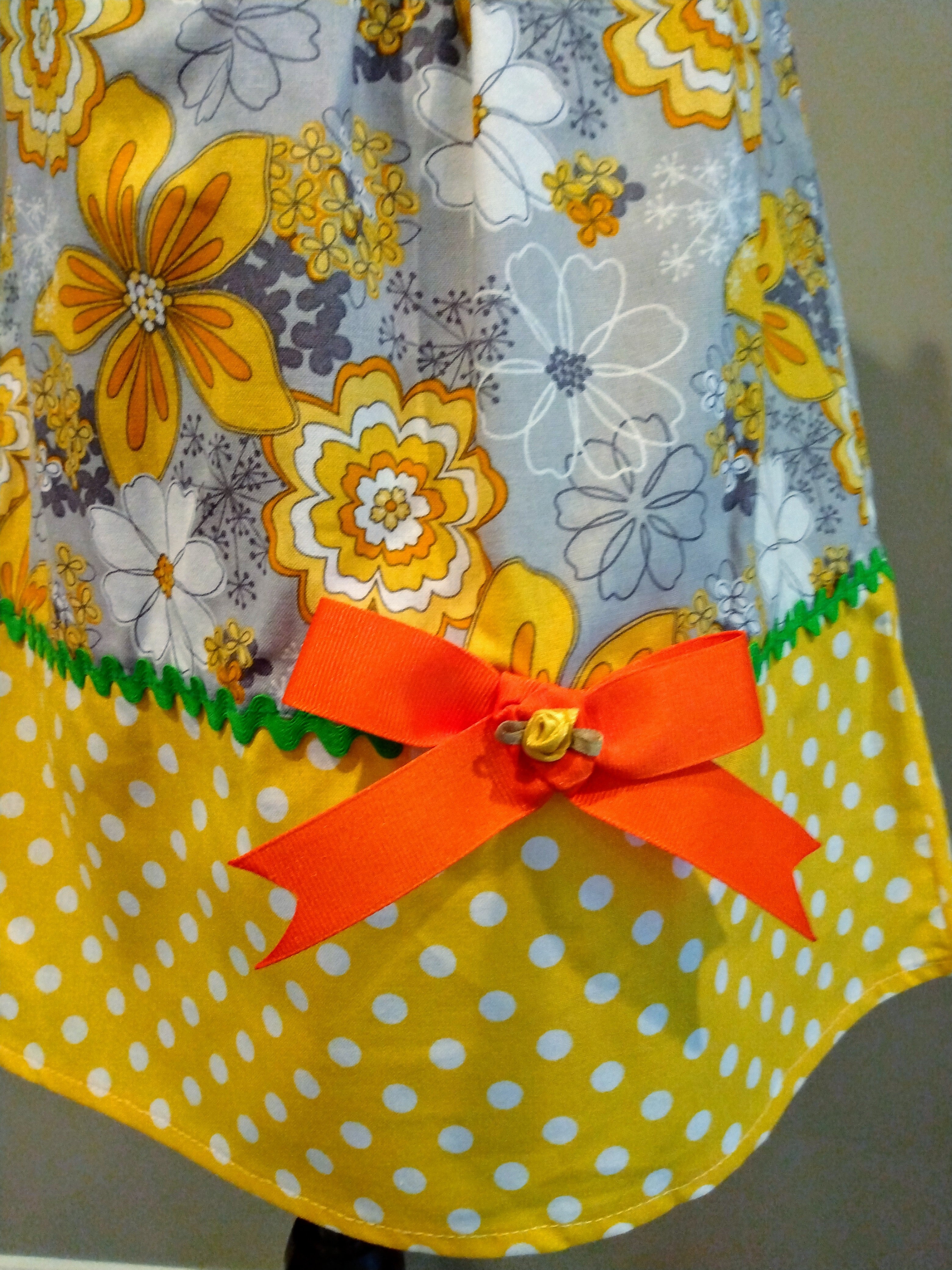 Handmade 100% Cotton Pillowcase Style Toddler Dress